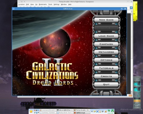 Link to screenshot of GalCiv2 running in Wine